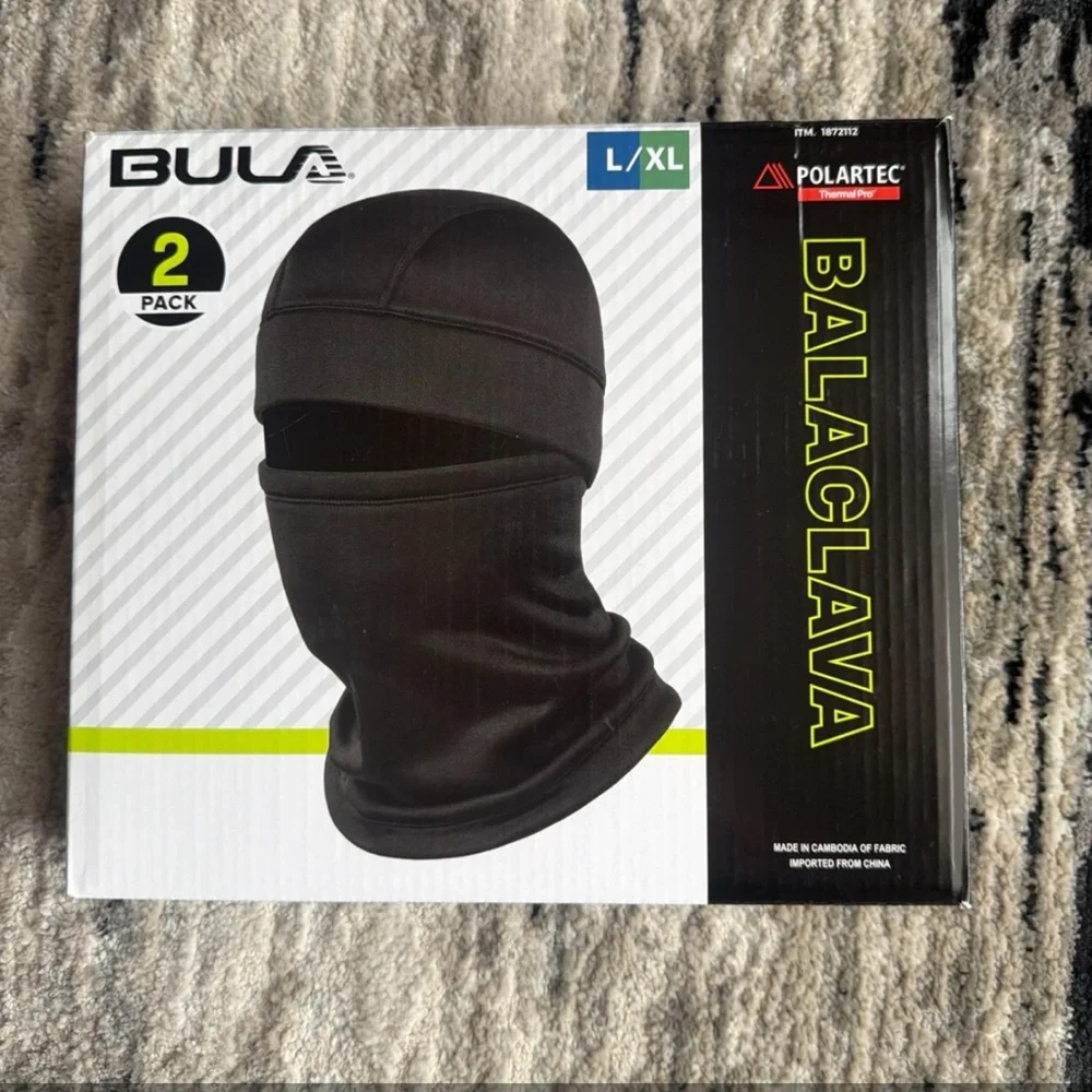 BULA Polartec Thermal Pro Balaclava – 2 Pack (Size L/XL)